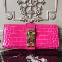 Replica Handbag Store Medor Clutch Bag In Rose Red Crocodile Leather Replica Handbag Store Medor Clutch Bag In Rose Red Crocodile Leather