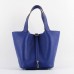Replica Handbag Store Picotin Lock Bag In Electric Blue Leather Replica Handbag Store Picotin Lock Bag In Electric Blue Leather