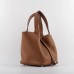 Replica Handbag Store Picotin Lock Bag In Brown Leather Replica Handbag Store Picotin Lock Bag In Brown Leather