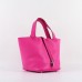 Replica Handbag Store Picotin Lock Bag In Rose Red Leather Replica Handbag Store Picotin Lock Bag In Rose Red Leather