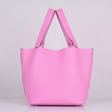Replica Handbag Store Picotin Lock Bag In Pink Leather