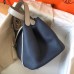 Replica Handbag Store Bicolor Picotin Lock PM 18cm Sapphire Bag