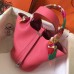 Replica Handbag Store Rose Lipstick Picotin Lock MM 22cm Handmade Bag