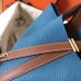 Replica Handbag Store Bicolor Picotin Lock MM 22cm Blue Jean Bag