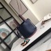 Replica Handbag Store Navy Blue Picotin Lock 18cm Bag With Braided Handles