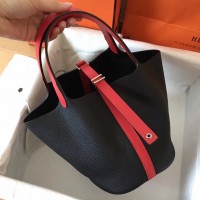Replica Handbag Store Bicolor Picotin Lock MM 22cm Black Bag Replica Handbag Store Bicolor Picotin Lock MM 22cm Black Bag