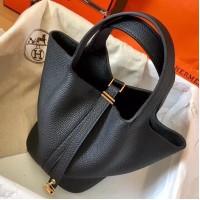 Replica Handbag Store Black Picotin Lock PM 18cm Handmade Bag Replica Handbag Store Black Picotin Lock PM 18cm Handmade Bag