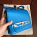 Replica Handbag Store Mini Sac Roulis Bag In Blue Hydra Swift Leather Replica Handbag Store Mini Sac Roulis Bag In Blue Hydra Swift Leather