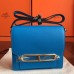 Replica Handbag Store Mini Sac Roulis Bag In Blue Hydra Swift Leather Replica Handbag Store Mini Sac Roulis Bag In Blue Hydra Swift Leather