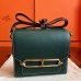 Replica Handbag Store Mini Sac Roulis Bag In Green Swift Leather Replica Handbag Store Mini Sac Roulis Bag In Green Swift Leather