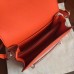 Replica Handbag Store Mini Sac Roulis Bag In Orange Swift Leather