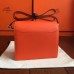 Replica Handbag Store Mini Sac Roulis Bag In Orange Swift Leather