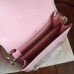 Replica Handbag Store Mini Sac Roulis Bag In Rose Dragee Swift Leather