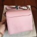 Replica Handbag Store Mini Sac Roulis Bag In Rose Dragee Swift Leather