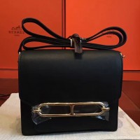 Replica Handbag Store Mini Sac Roulis Bag In Black Swift Leather Replica Handbag Store Mini Sac Roulis Bag In Black Swift Leather