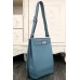 Replica Handbag Store So Kelly 22cm Bag In Jean Blue Leather