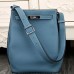 Replica Handbag Store So Kelly 22cm Bag In Jean Blue Leather
