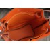 Replica Handbag Store So Kelly 22cm Bag In Orange Leather