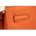 Replica Handbag Store So Kelly 22cm Bag In Orange Leather