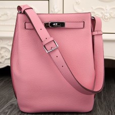 Replica Handbag Store So Kelly 22cm Bag In Pink Leather