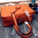 Replica Handbag Store Victoria II 35cm Bag In Orange Leather