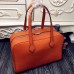 Replica Handbag Store Victoria II 35cm Bag In Orange Leather