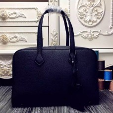 Replica Handbag Store Victoria II 35cm Bag In Black Leather