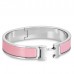 Replica Handbag Store Pink Enamel Clic H PM Bracelet