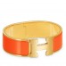 Replica Handbag Store Orange Enamel Clic Clac H PM Bracelet Replica Handbag Store Orange Enamel Clic Clac H PM Bracelet