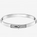 Replica Handbag Store Silver Small Kelly Bracelet With Diamonds