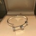 Replica Handbag Store Silver Collier de Chien Bracelet