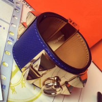 Replica Handbag Store Blue Epsom Collier de Chien Bracelet Size S Replica Handbag Store Blue Epsom Collier de Chien Bracelet Size S