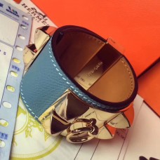 Replica Handbag Store Blue Jean Epsom Collier de Chien Bracelet Size S