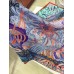 Replica Handbag Store Blue Flowers of South Africa Silk Scarf