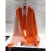 Replica Handbag Store Casaque Stole In Beige And Orange Cashmere