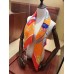 Replica Handbag Store Orange Harnais De Cour Scarf 90