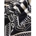 Replica Handbag Store Black Grand Manege Bandana Shawl 140cm Replica Handbag Store Black Grand Manege Bandana Shawl 140cm