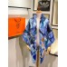 Replica Handbag Store Blue Modernisme Tropical Scarf 140cm Replica Handbag Store Blue Modernisme Tropical Scarf 140cm