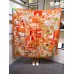 Replica Handbag Store Orange Modernisme Tropical Scarf 140cm Replica Handbag Store Orange Modernisme Tropical Scarf 140cm