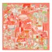 Replica Handbag Store Orange Modernisme Tropical Scarf 140cm Replica Handbag Store Orange Modernisme Tropical Scarf 140cm