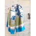 Replica Handbag Store Cobalt Ex-Libris Coloriage Silk Shawl Replica Handbag Store Cobalt Ex-Libris Coloriage Silk Shawl