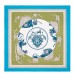 Replica Handbag Store Cobalt Ex-Libris Coloriage Silk Shawl Replica Handbag Store Cobalt Ex-Libris Coloriage Silk Shawl