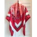 Replica Handbag Store Red Ex-Libris Coloriage Silk Shawl Replica Handbag Store Red Ex-Libris Coloriage Silk Shawl