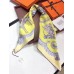 Replica Handbag Store Jaune Paperoles Silk Twill Scarf