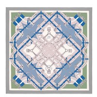 Replica Handbag Store Blue Mors à Jouets Silk Shawl