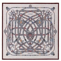 Replica Handbag Store Grey Cavalcadour Morning Shawl 140cm