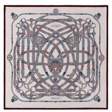 Replica Handbag Store Grey Cavalcadour Morning Shawl 140cm