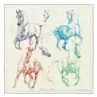 Replica Handbag Store White Pirouette au Galop Shawl