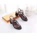 Replica Handbag Store Oracle Sandals In Black Leather Replica Handbag Store Oracle Sandals In Black Leather