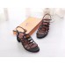 Replica Handbag Store Oracle Sandals In Black Leather Replica Handbag Store Oracle Sandals In Black Leather
